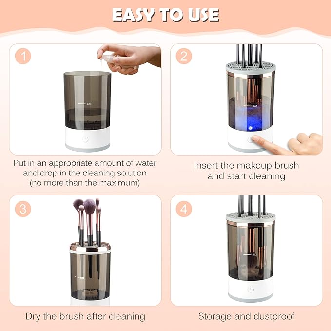 UBA™-Electric Makeup Brush Cleaner - Glorial
