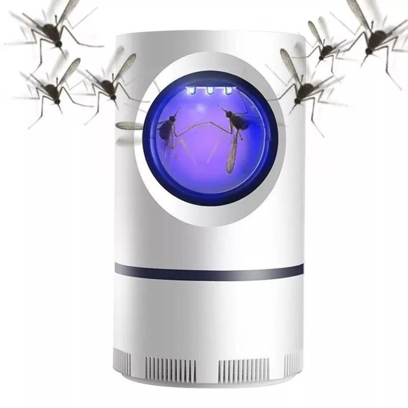 Mosquito Killer Lamp Electric Shocker Round with Charger – Powerful 360° UV Light Insect Trap for Home, Room & Outdoor Use | Safe, Silent & Eco-Friendly Bug Zapper - Glorial