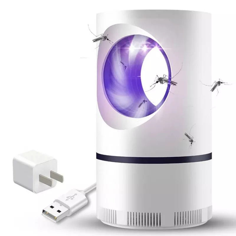 Mosquito Killer Lamp Electric Shocker Round with Charger – Powerful 360° UV Light Insect Trap for Home, Room & Outdoor Use | Safe, Silent & Eco-Friendly Bug Zapper - Glorial