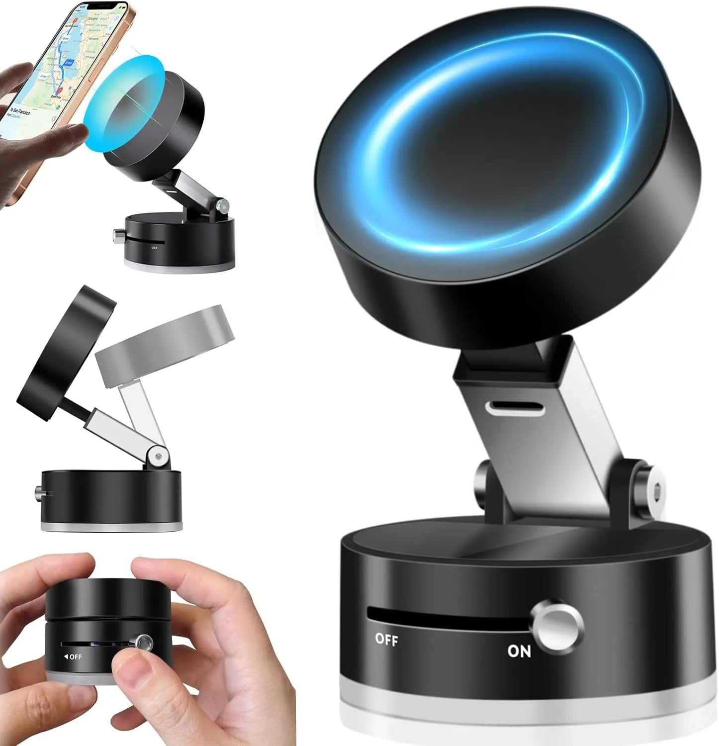 Vacuum Magnetic Phone Holder - Glorial