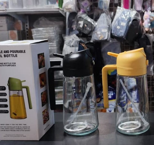 Kitchen Glass Oil Sprayer Bottle - Glorial