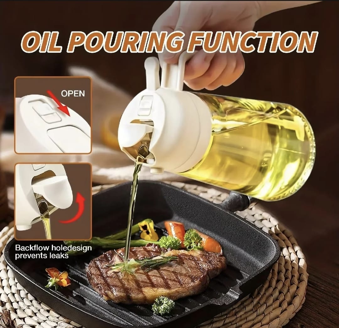 Kitchen Glass Oil Sprayer Bottle - Glorial