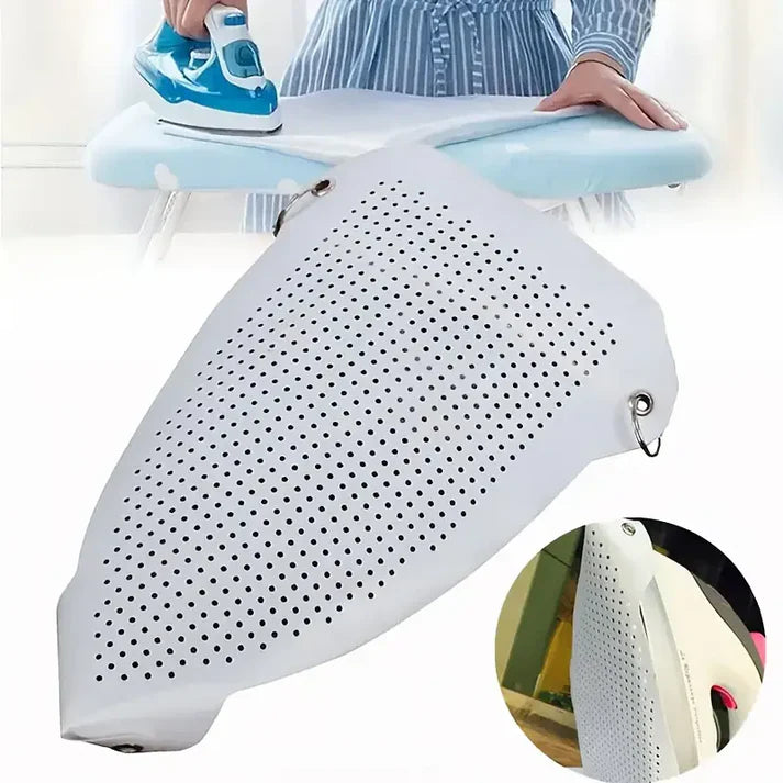 Teflon Iron Cover Protector | Non Stick Garments Care Cover For Iron | Heat Resistant Ironing Shoe for Clothes Protection - Premium Quality - Glorial