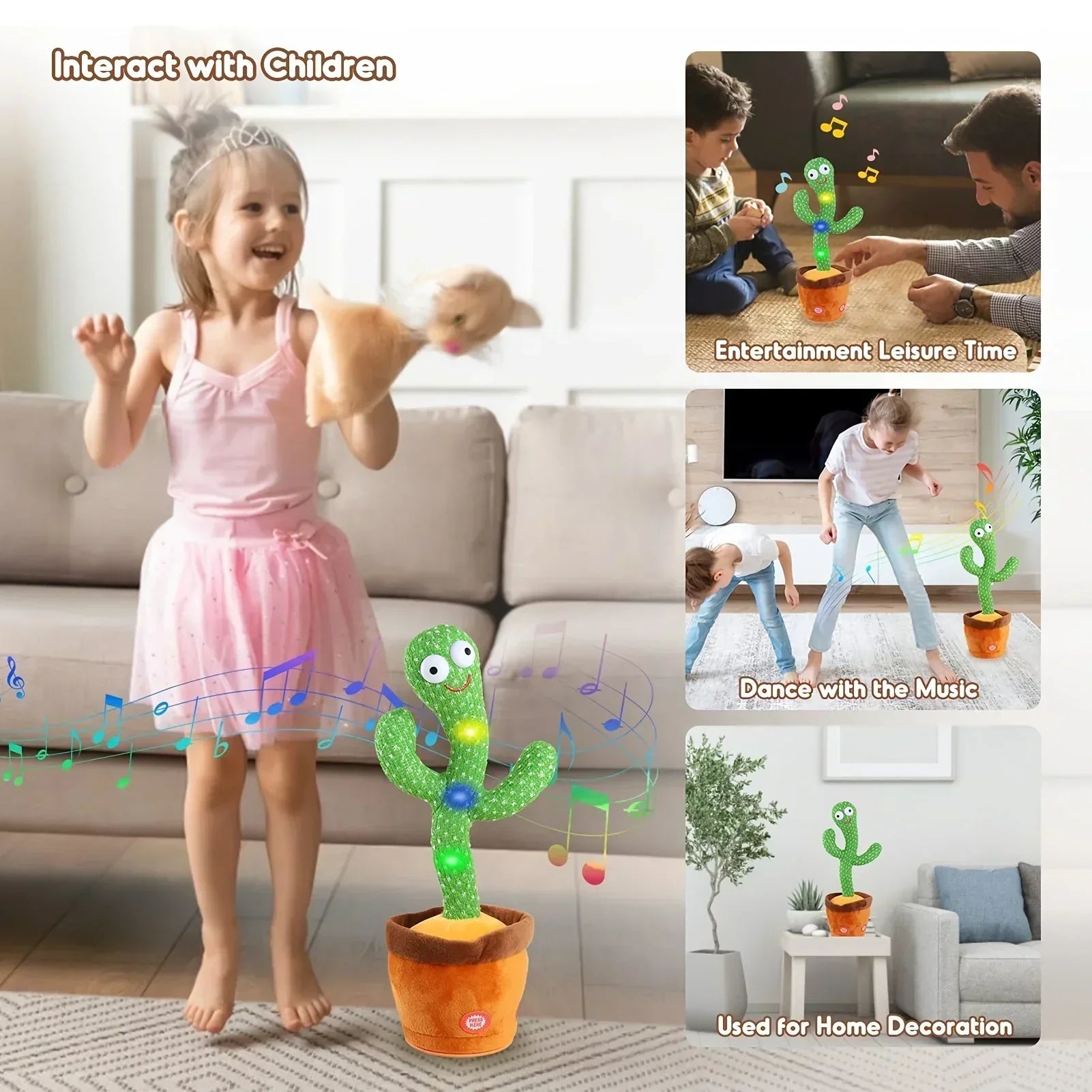 UBA™-Cacto Dancing Cactus Plush Toy - Glorial