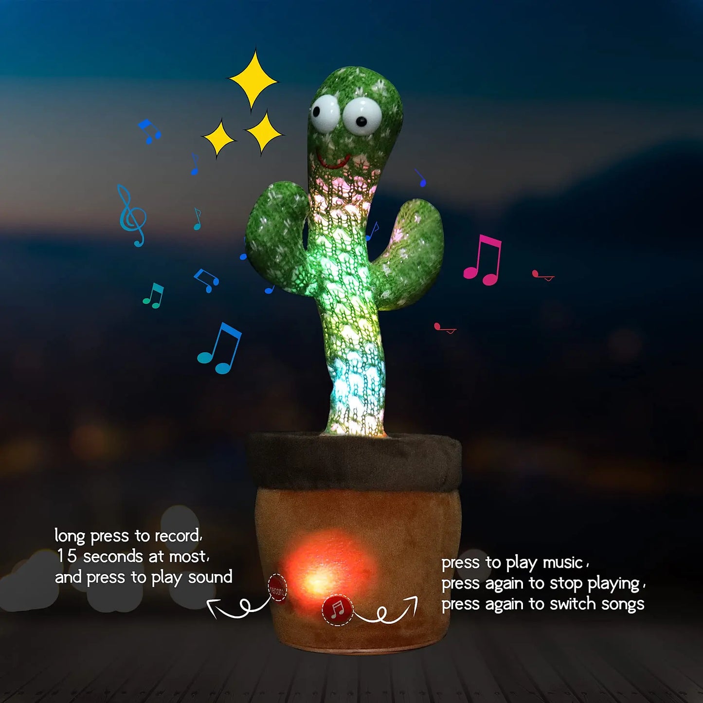 UBA™-Cacto Dancing Cactus Plush Toy - Glorial
