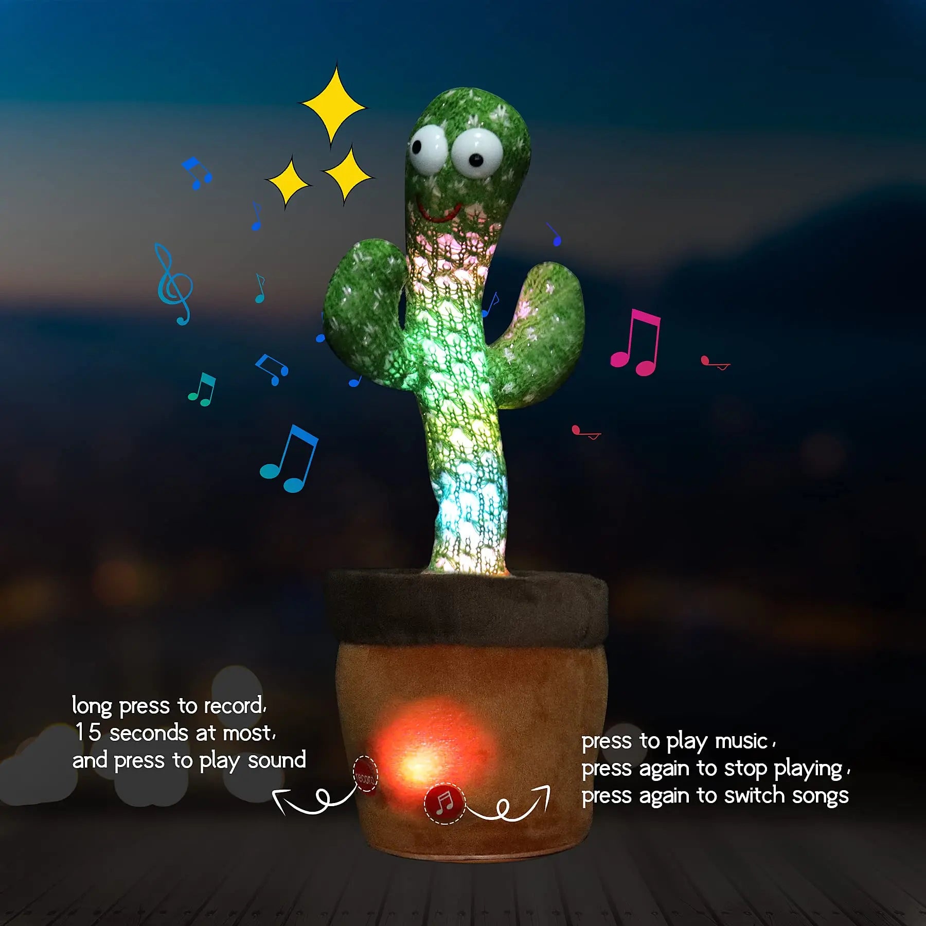 UBA™-Cacto Dancing Cactus Plush Toy - Glorial