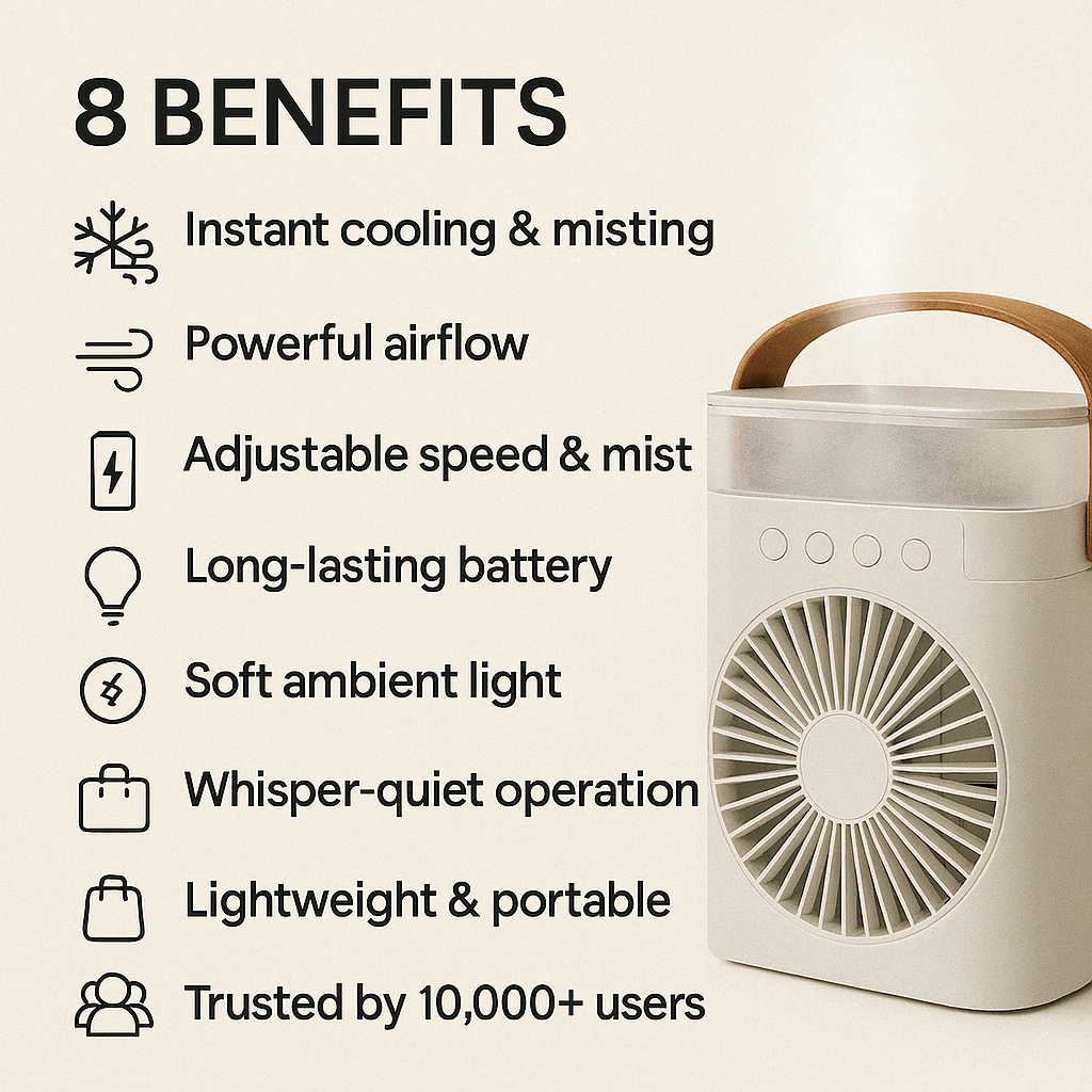 UBA™-Ice Air Cooling Fan - Glorial