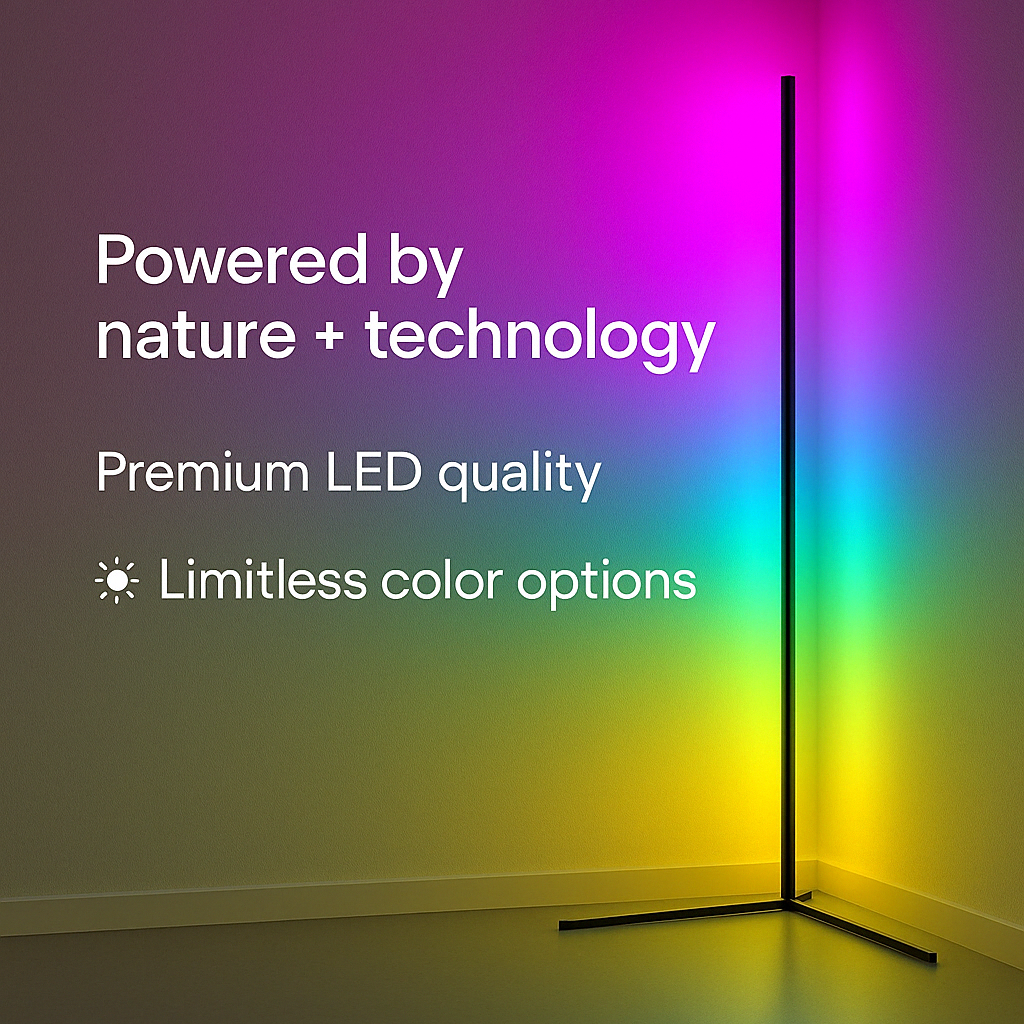 UBA™-LED Corner Floor Lamp - Glorial