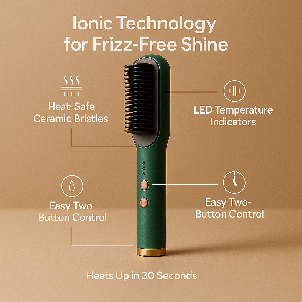 UBA™-Professional Hair Straightening Comb - Glorial