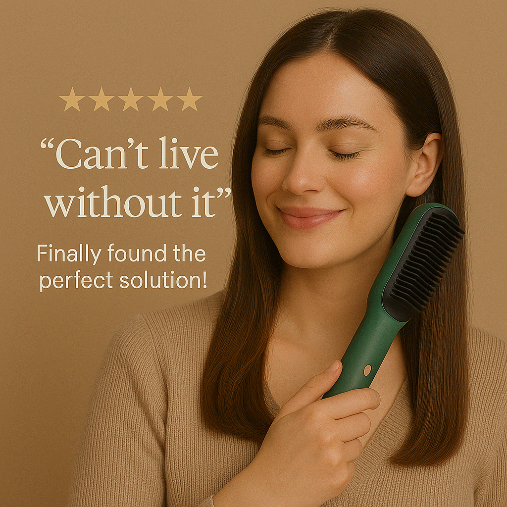 UBA™-Professional Hair Straightening Comb - Glorial