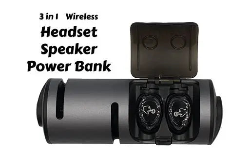 3-IN-1 Earbuds+Speakers+Power Bank - Glorial