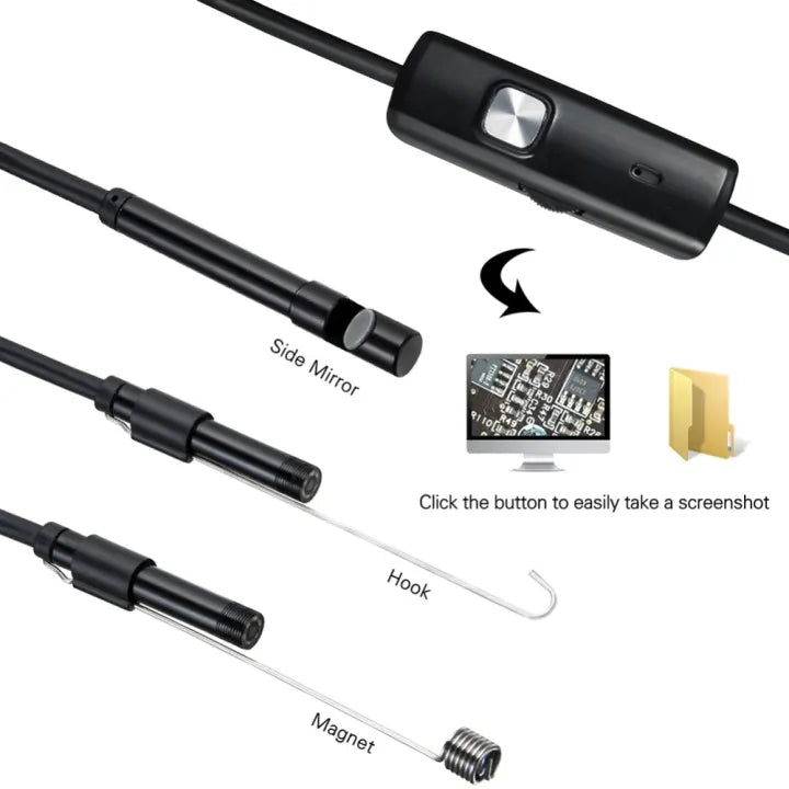 3 In 1 TYPE C/ MICRO USB/ PC ENDOSCOPE CAMERA - Glorial