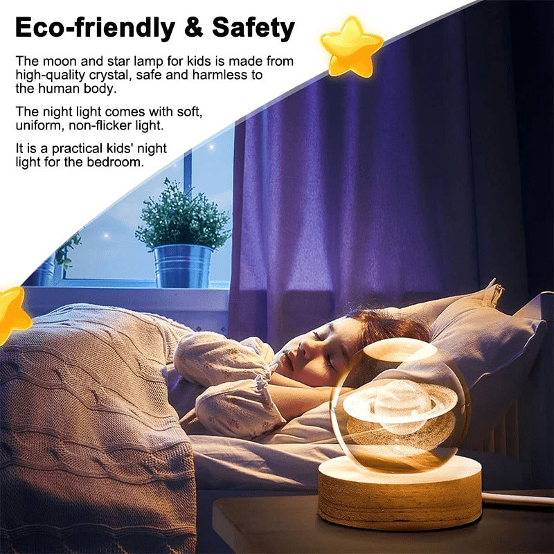 UBA™-Night Light Galaxy Crystal Ball Lamp - Glorial