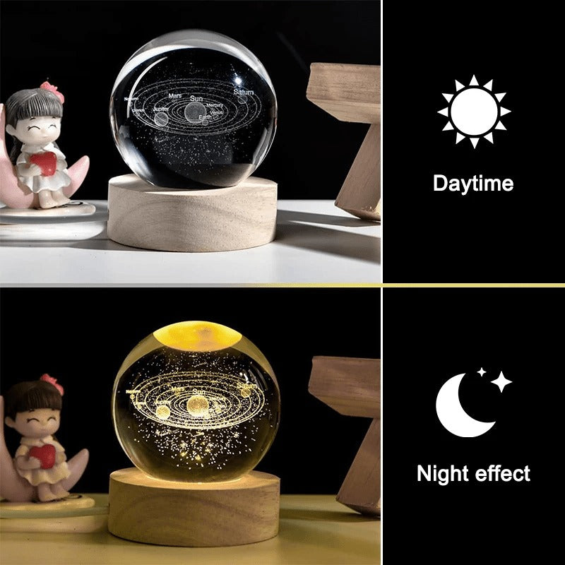 UBA™-Night Light Galaxy Crystal Ball Lamp - Glorial