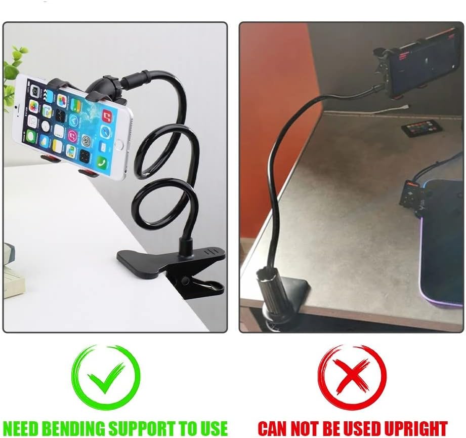 Mobile Phone Stand Holder Flexible and Power Full Grip - 360 Degree Rotating - Glorial